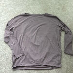Lululemon long sleeve, purple, size 8